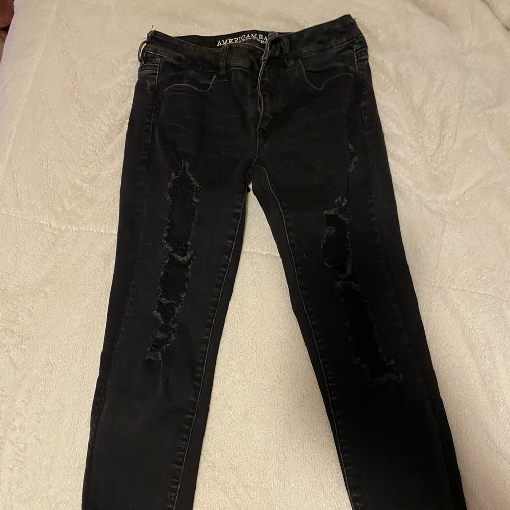 American eagle cropped jeans